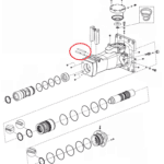 Zabezpieczenie rygla grota Atlas Copco SB452