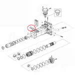 Zabezpieczenie rygla grota Atlas Copco SB552
