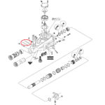 Zabezpieczenie rygla grota Atlas Copco SBC 610