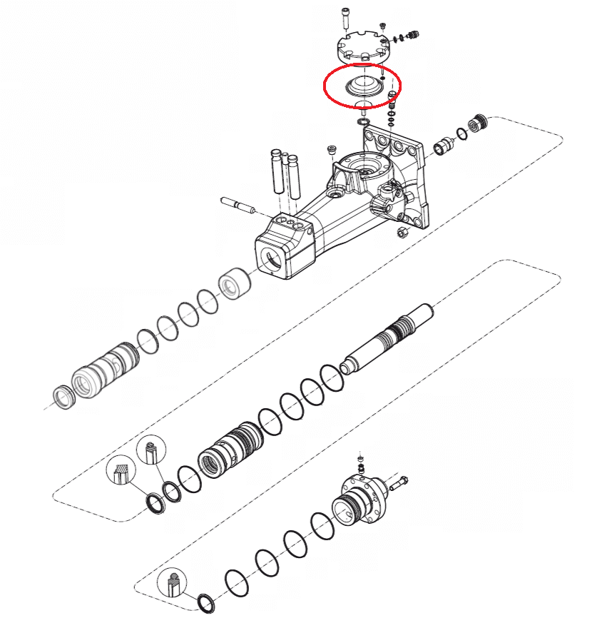 Membrana akumulatora Atlas Copco SB102