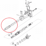 Tuleja dolna Atlas Copco SB102