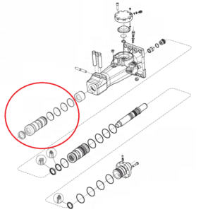 Tuleja dolna Atlas Copco SB102