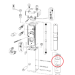 Tuleja górna Atlas Copco MB500