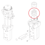 Tuleja górna Rammer BR825