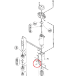 Rygiel grota CATERPILLAR CAT H120S