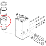 Tuleja dolna Atlas Copco MB1500