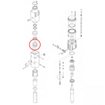 Tuleja górna Indeco HP3500