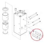 Rygiel grota CHICAGO PNEUMATIC RX29 (CP)