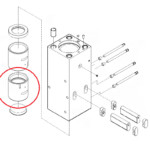 Tuleja dolna CHICAGO PNEUMATIC RX29 (CP)