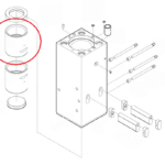 Tuleja górna CHICAGO PNEUMATIC RX38 (CP)