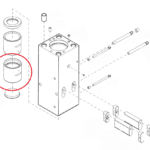 Tuleja dolna CHICAGO PNEUMATIC RX45 (CP)