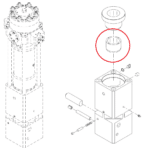 Tuleja górna Rammer S54