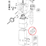 Rygiel grota CHICAGO PNEUMATIC CP3050 (CP)